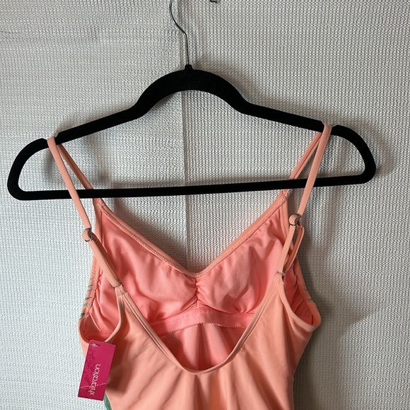 XHILARATION One Piece Scoop Back V-Neck Women's Medium NWT - Picture 5 of 7